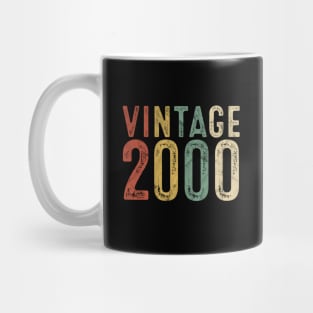 Vintage 2000 20th Birthday Gift 20 Year Old Twenty Bday Mug